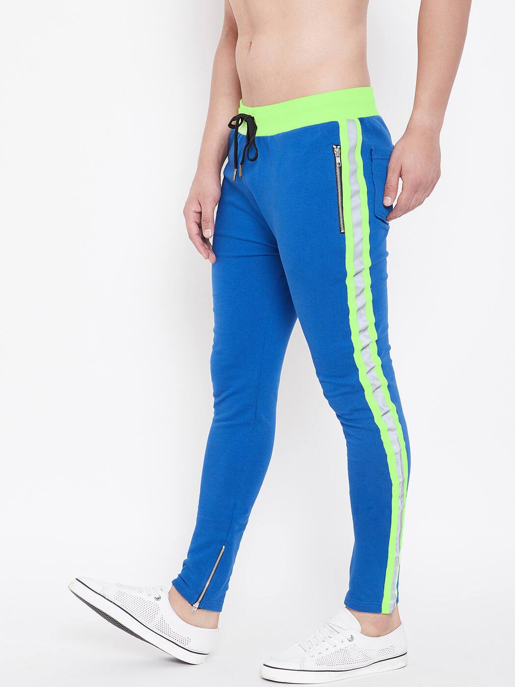 fugazee solid men's black track pants