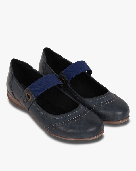 navy leather mary jane shoes