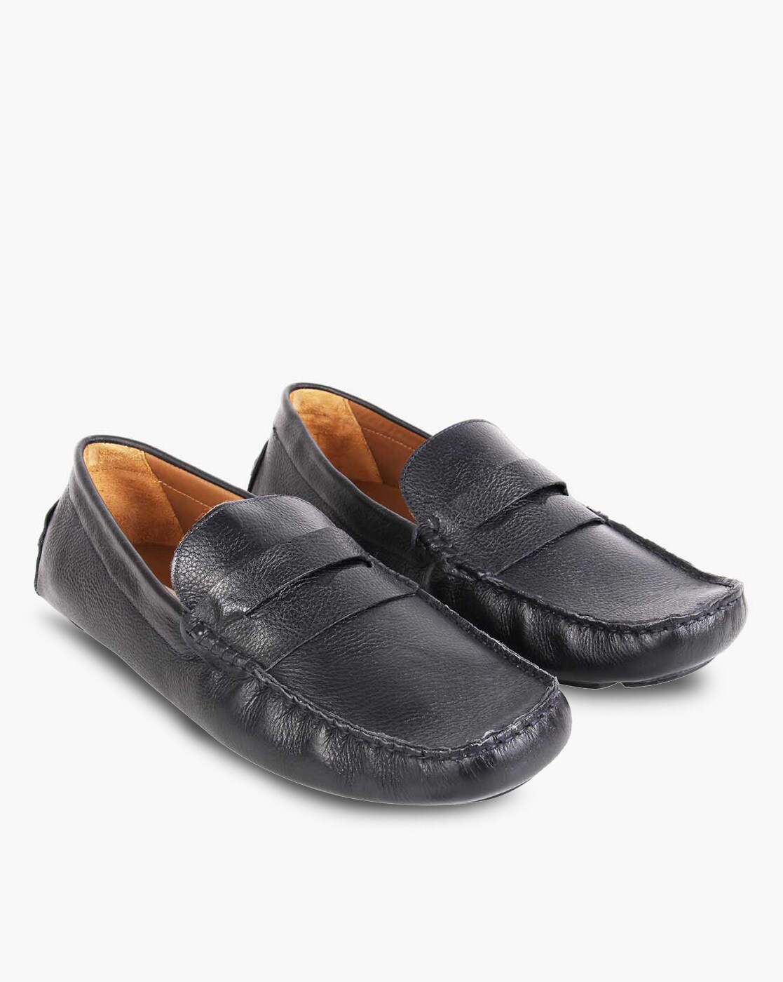 leather driver loafers