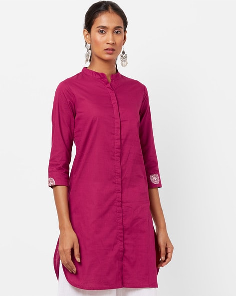 Buy Pink Shirts for Women by Jaipur Kurti Online | Ajio.com