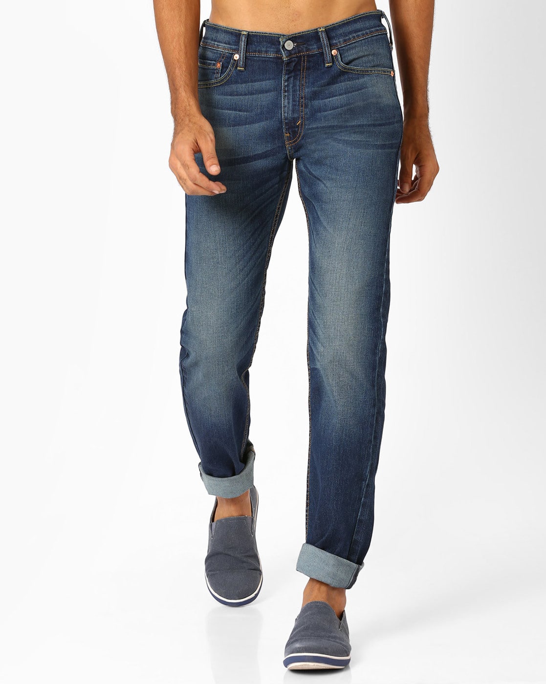 levi's 513 dark blue