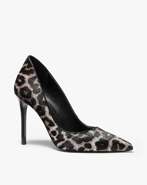 Buy Michael Kors Keke Animal Print Leather Pumps | Multicoloured Color  Women | AJIO LUXE