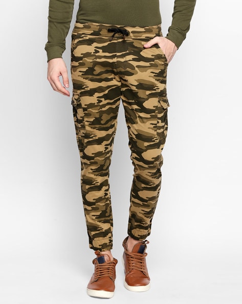 Givenchy Brown & Khaki Camo Trousers Givenchy