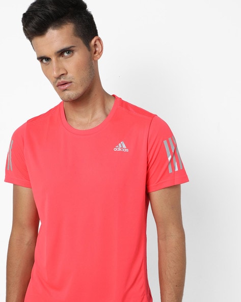adidas pink tee shirt