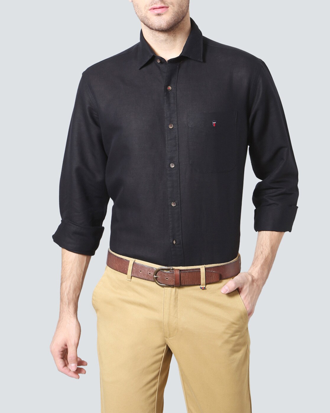 Standard Poplin Black Shirt - Todd Shelton