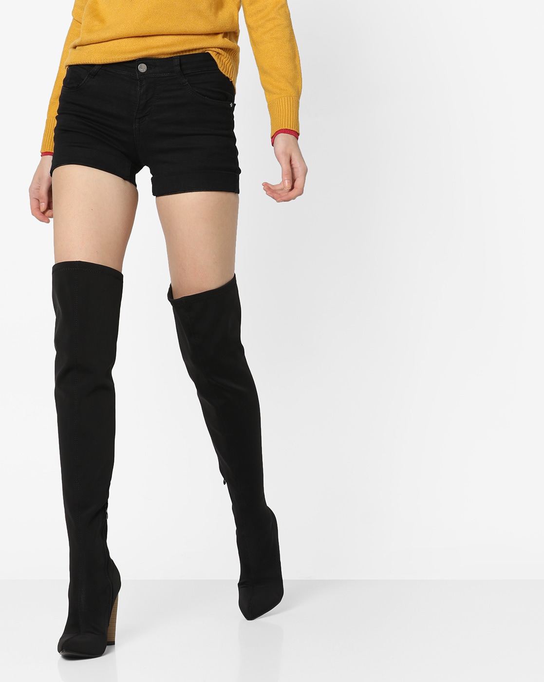 thigh length boots