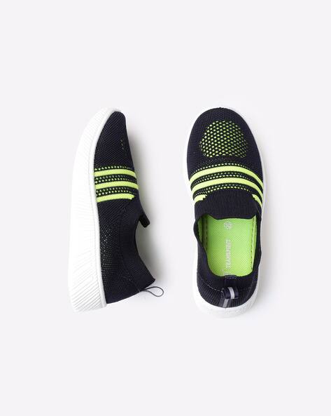 navy blue slip on shoes