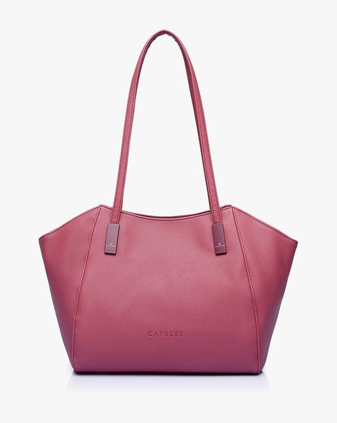 caprese pink satchel bag