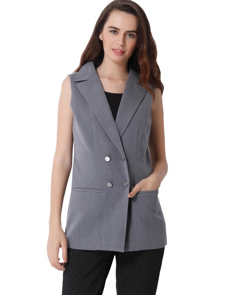 Womens 2025 sleeveless waistcoat