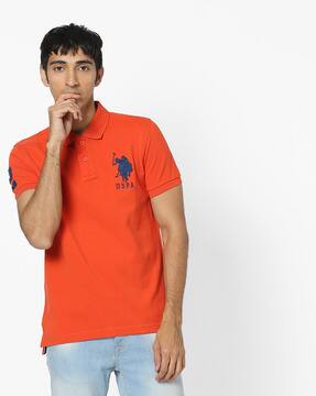 Buy Orange Tshirts for Men by U.S. Polo 