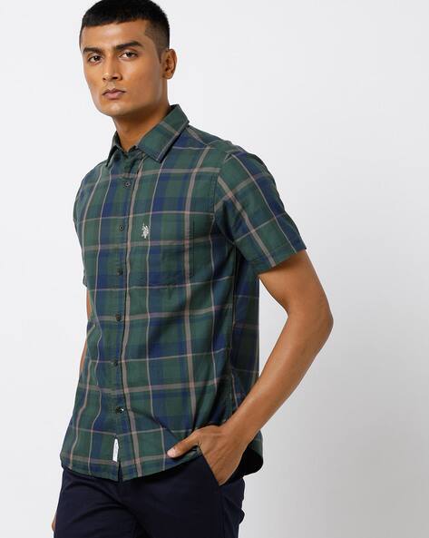 Buy Green Shirts for Men by U.S. Polo 