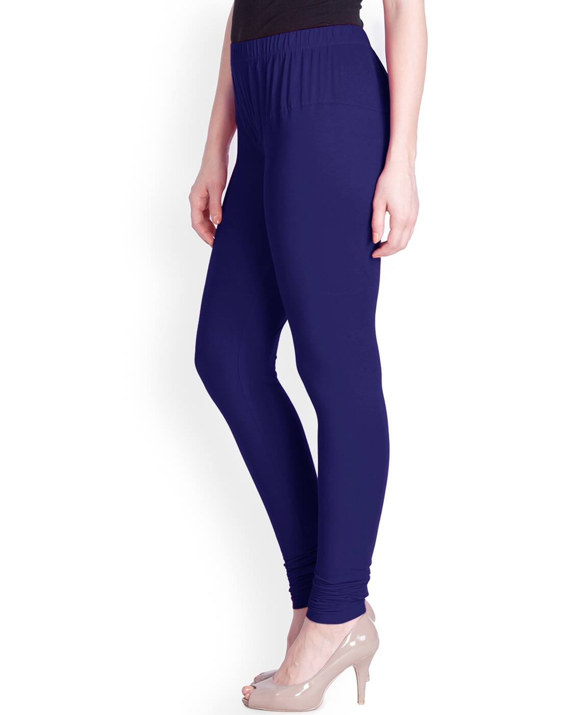 Navy Blue Leggings for Women by LYRA 