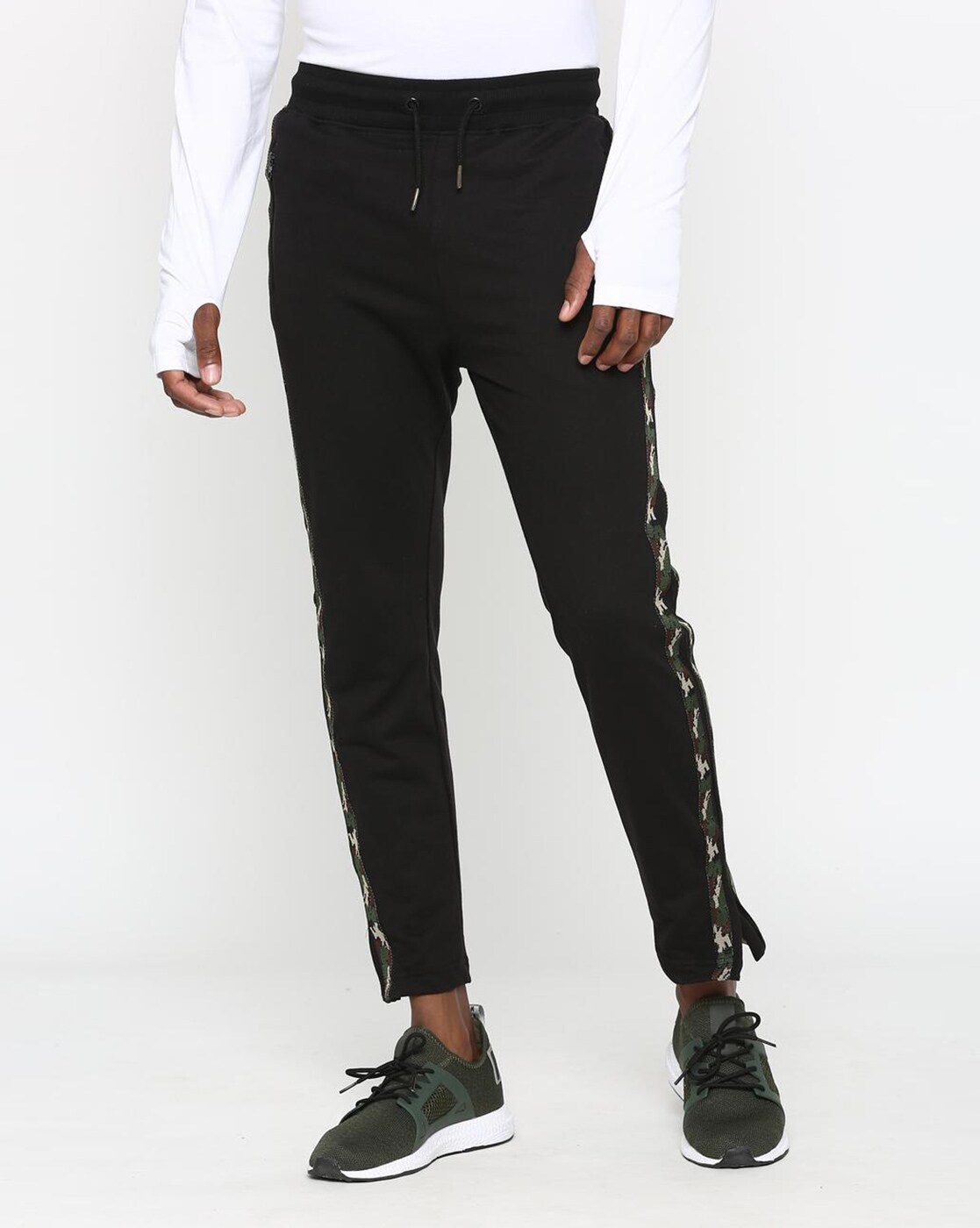 Buy Black Track Pants for Men by SKULT by Shahid Kapoor Online | Ajio.com