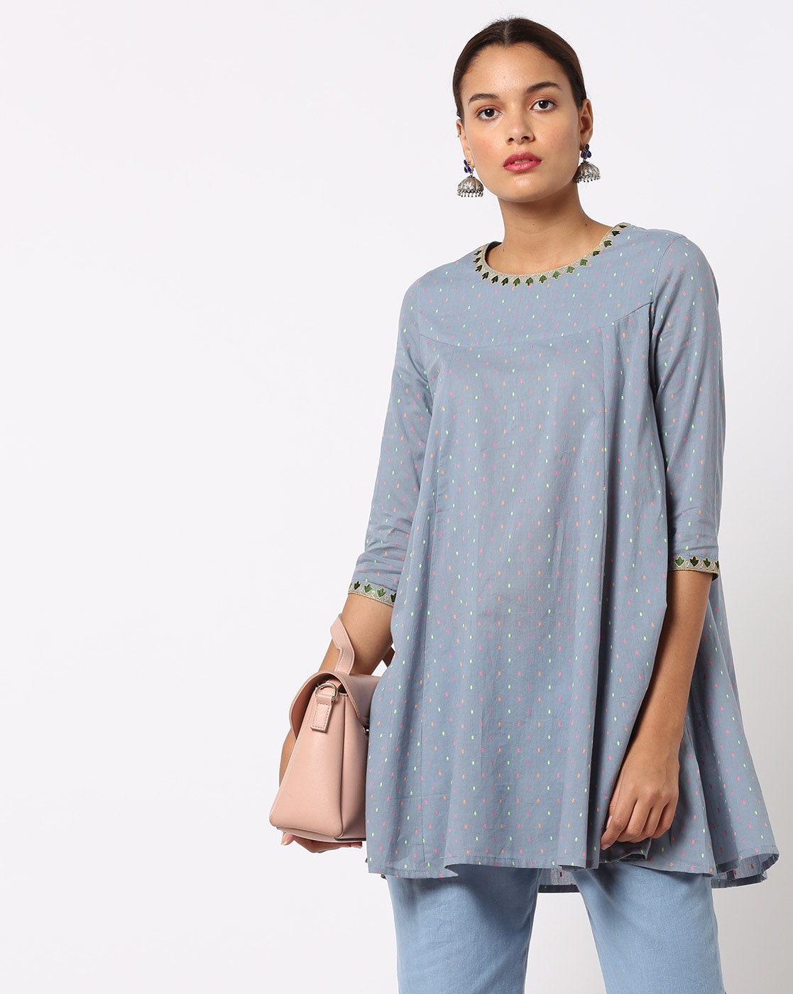 Buy Blue Shirts, Tops & Tunic for Women by AJIO Online | Ajio.com