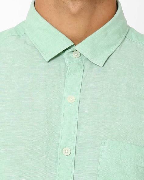 Buy Light Green Shirts for Men by 