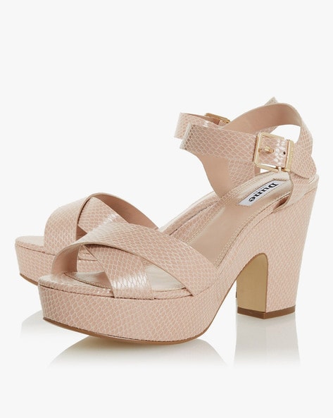 dune strappy heels