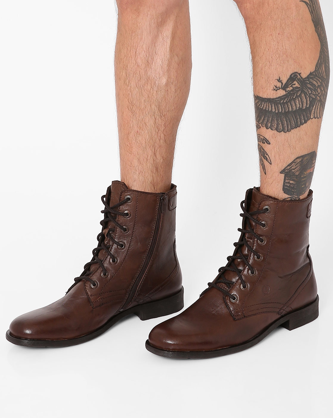 Brown Boots for Men by ALBERTO TORRESI 