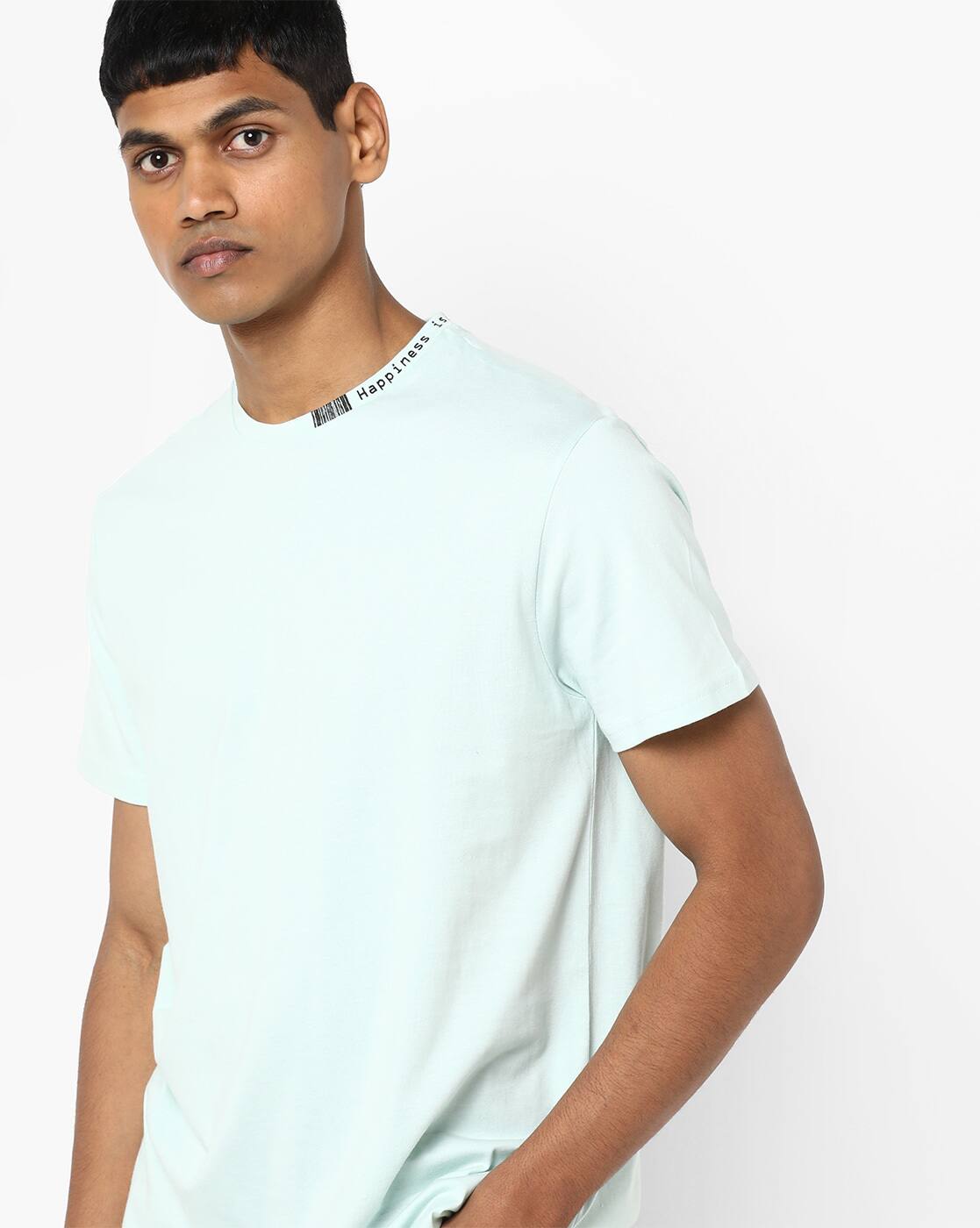 Buy Peach Green Tshirts for Men by AJIO 