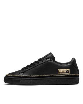 puma basket trim metallic