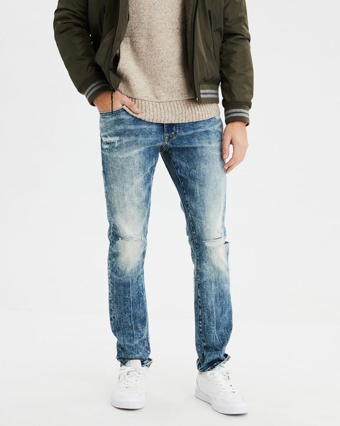 american eagle distressed jeans men
