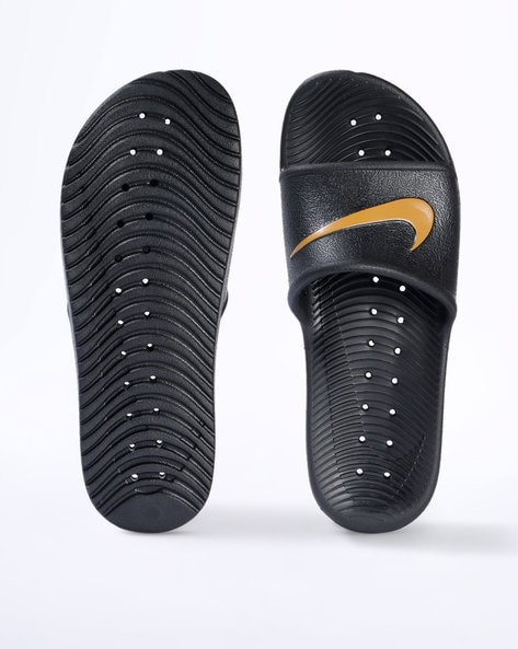 Nike kawa black discount gold