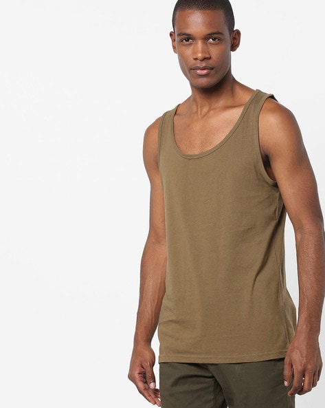 Buy Olive Green Tshirts for Men by Blue Saint Online