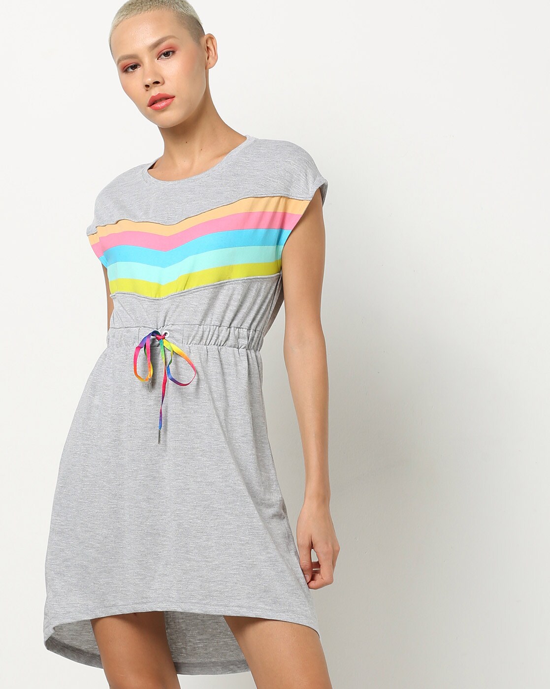 high low shift dress