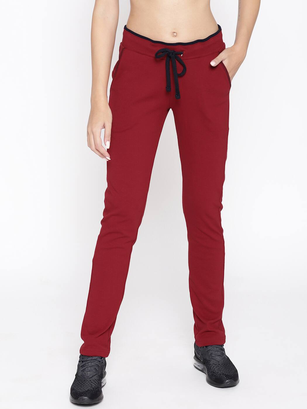 solid track pants