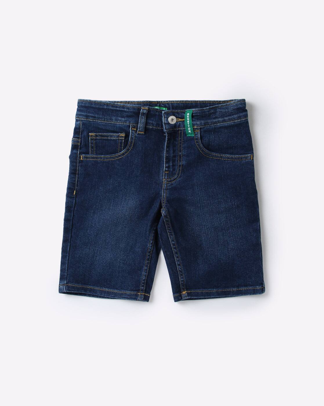 Buy Blue Shorts \u0026 3/4ths for Boys by UNITED COLORS OF BENETTON Online |  Ajio.com