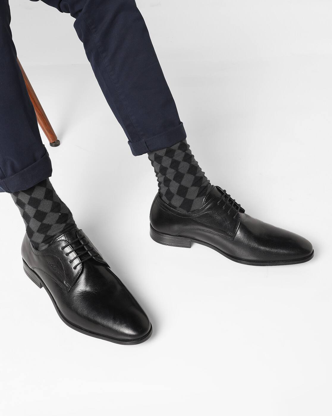 Buy Black Formal Shoes for Men by RED 