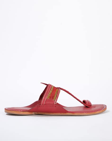 Buy Red Sandals for Men by KORAKARI Online
