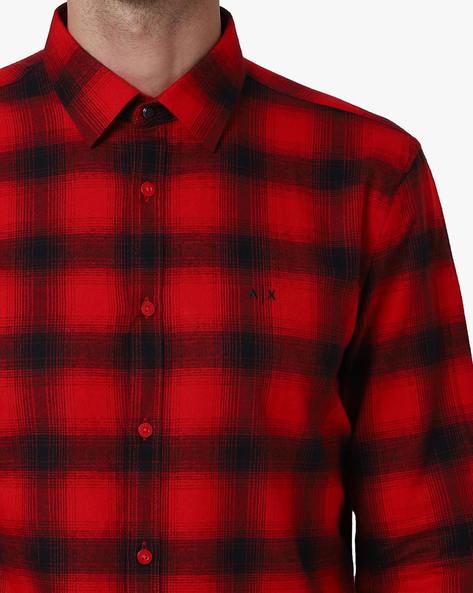 Buy Red & Black Shirts for Men by ARMANI EXCHANGE Online 