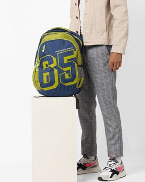 Textured Colourblock Backpack Image