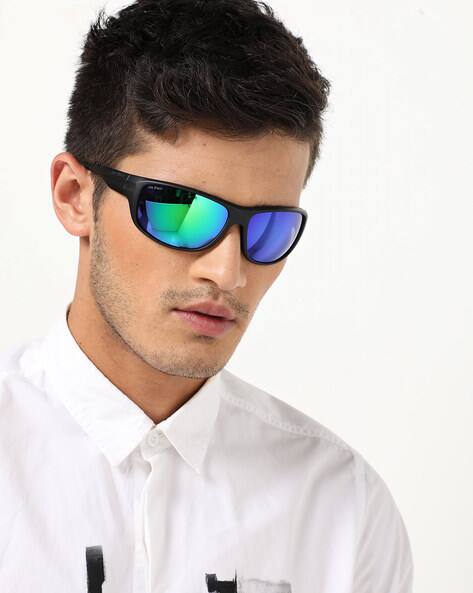 JB-802-C4 Full-Rim Rectangular Sunglasses (Image - 1)