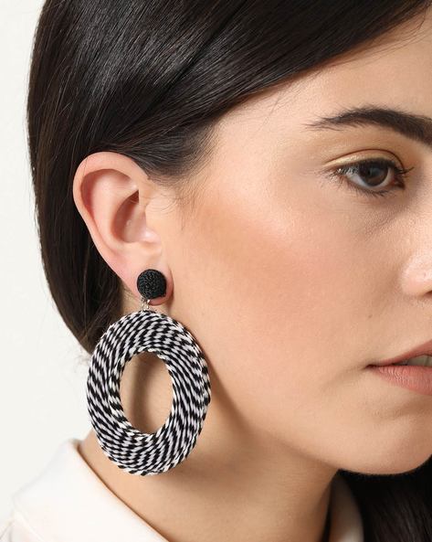 Fabric Hoop Earrings – Define Your Movement