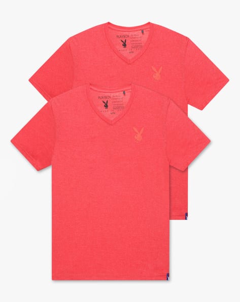Buy Red Tshirts for Men by Playboy 