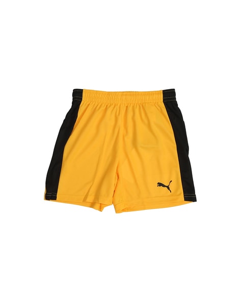 puma shorts yellow