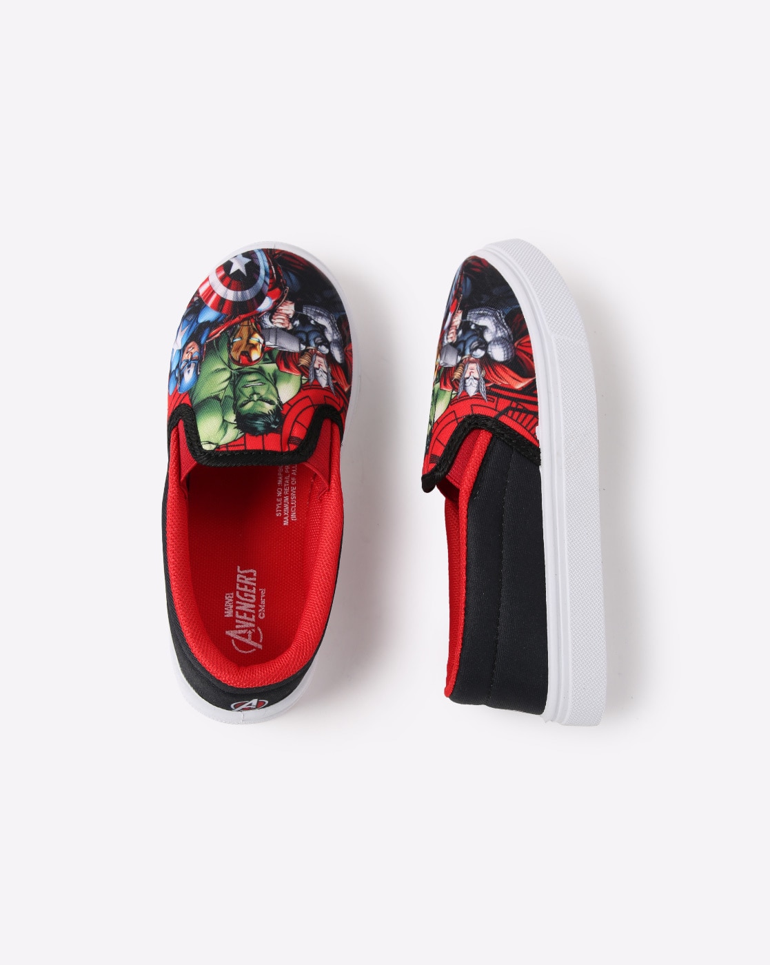 Avengers slip on sales shoes