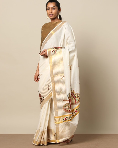 Kerala Sarees And kasavu Mundu Haradhi Saree's