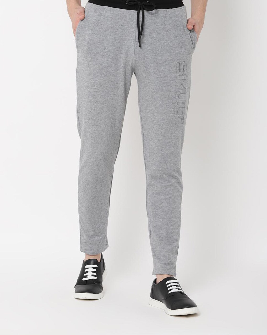Buy SKULT by Shahid Kapoor Men Charcoal Grey Solid Sports Track Pants - Track  Pants for Men 10236283 | Myntra