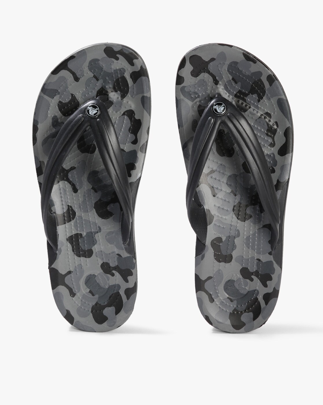 camouflage croc flip flops