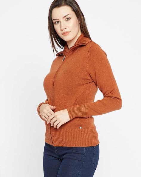 rust sweater womens