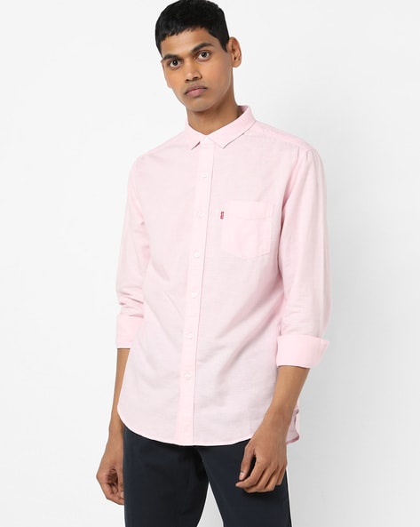 baby pink shirt mens