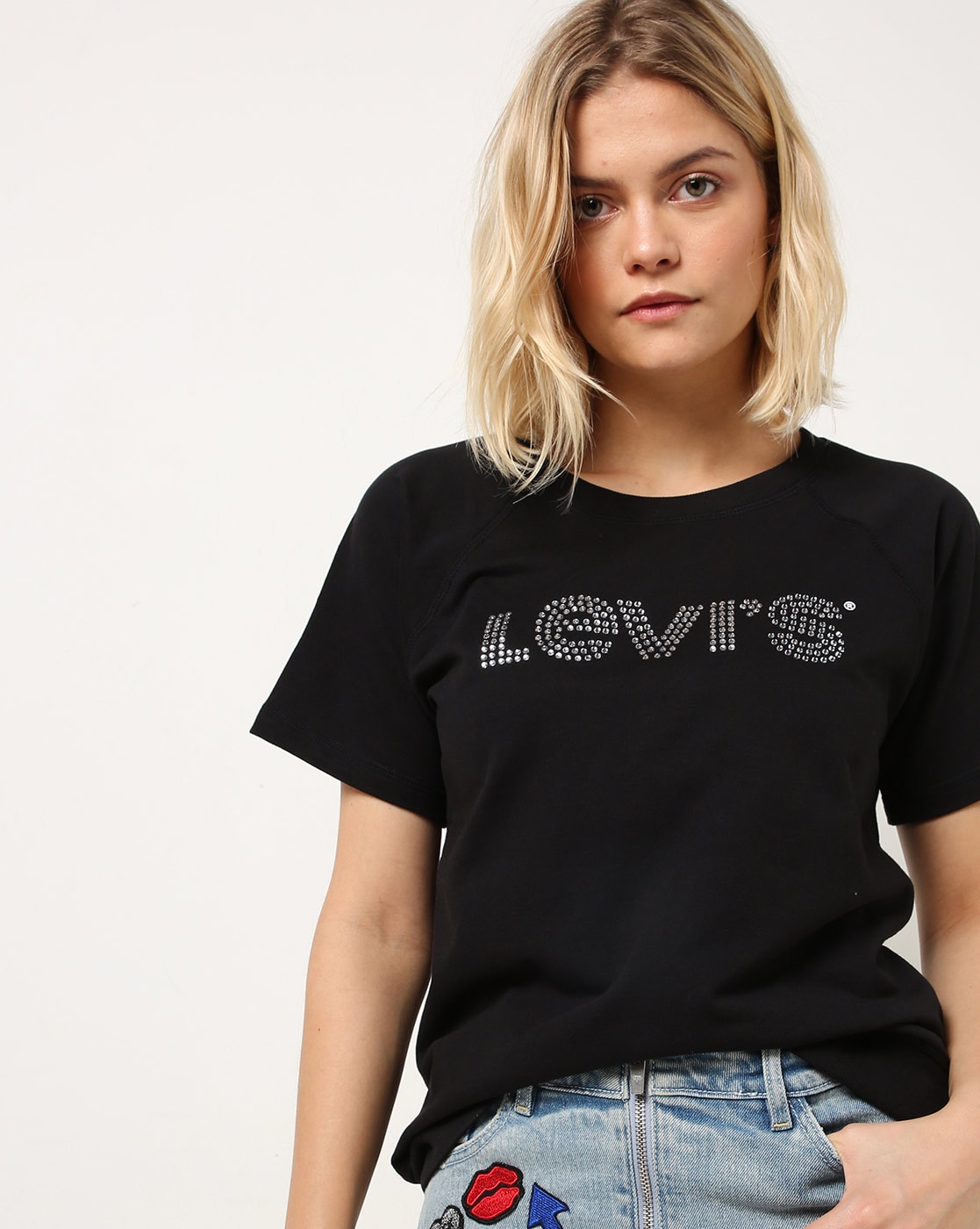 black levi's sweatshirt womens