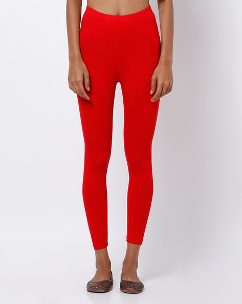 Buy Red Leggings for Women by De Moza Online