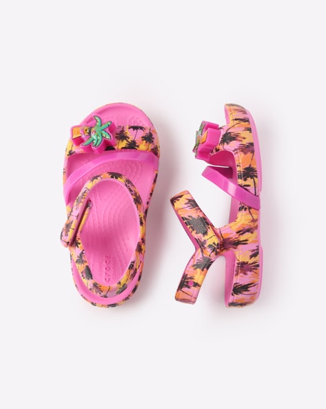 Buy Pink Sandals for Girls by CROCS Online Ajio