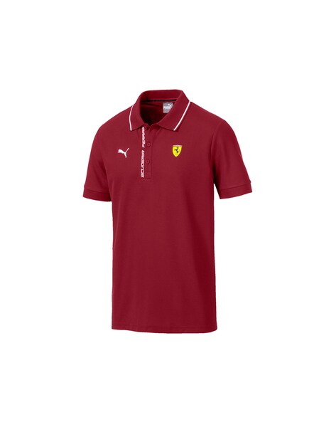 maroon puma shirt