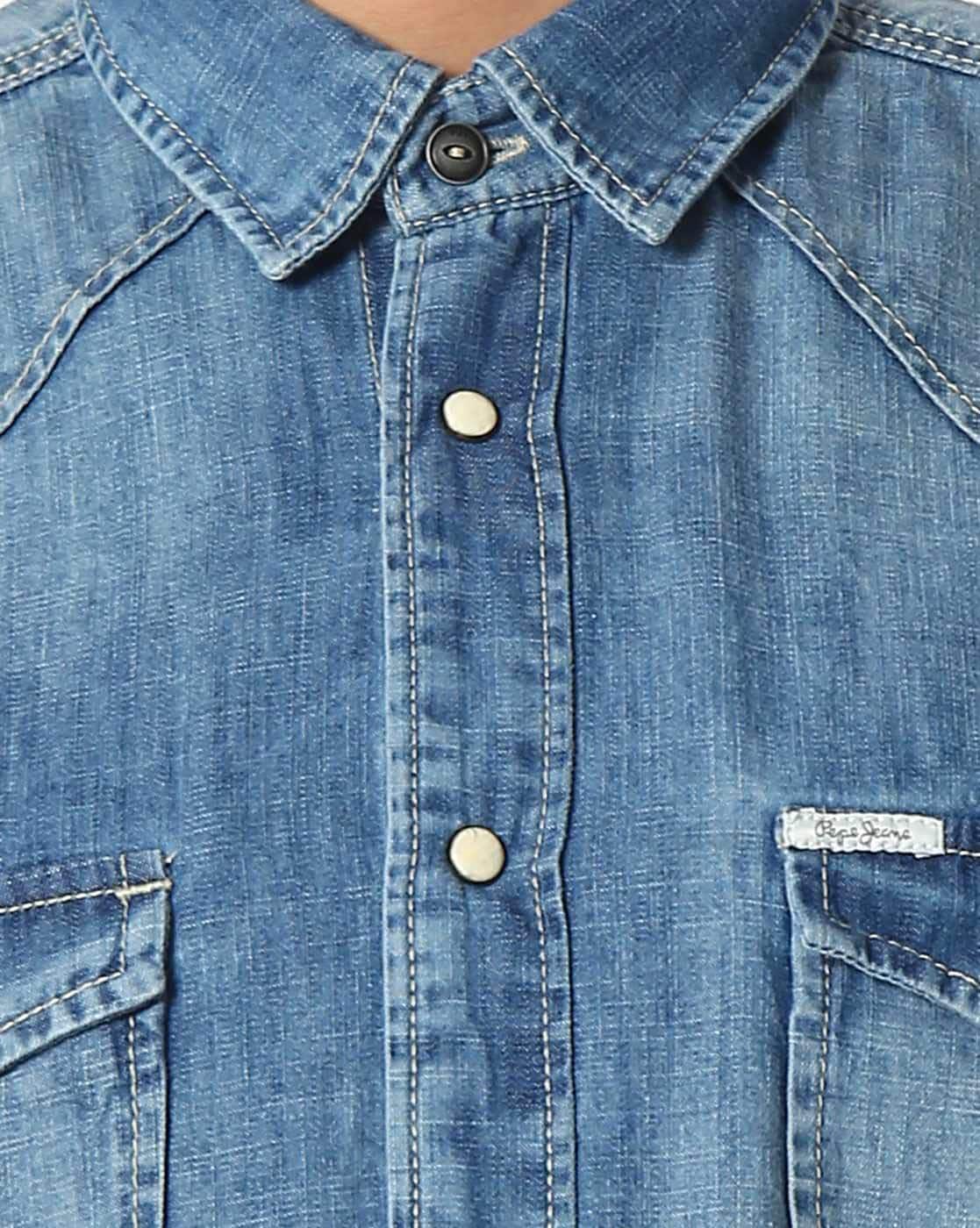 Buy Blue Shirts for Men by Pepe Jeans 