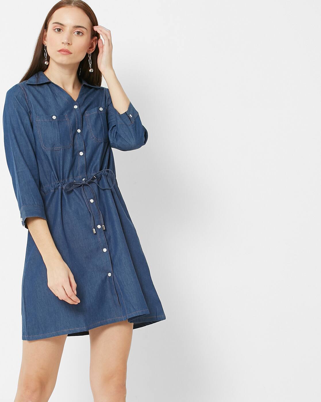 Faballey Denim Dress Discount, 50% OFF 