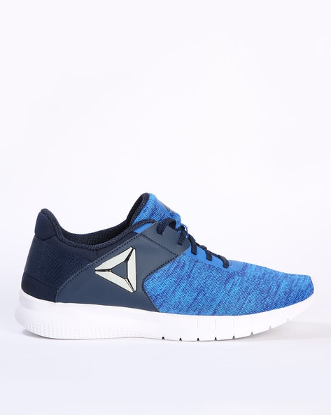 reebok lp blue running shoes